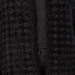 Alfani Women's Plus Eyelash Yarn Printed Cardigan Sweater Black Size 0X