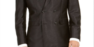 Tallia Men's  Single Breasted Jacket Black Size 40S
