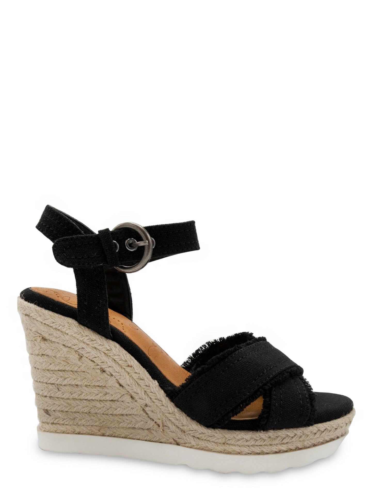 Sugar Women's Fave Wedge Sandal Black Size 7 M
