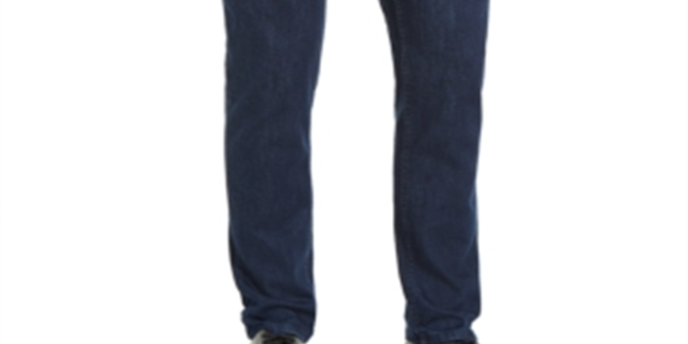 DKNY Men's Denim Mid-Rise Straight Leg Jeans Blue Size 33X32