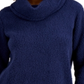 Style & Co Women's  Cowlneck Pullover Sweater Regal Blue Size S