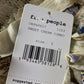 FREE PEOPLE Womens Ivory Floral Sleeveless V Neck MIDI Sheath Dress Size S