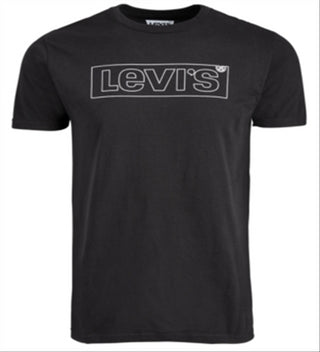 Levi's Men's Logo T-Shirt Crewneck Tee Black Size Small