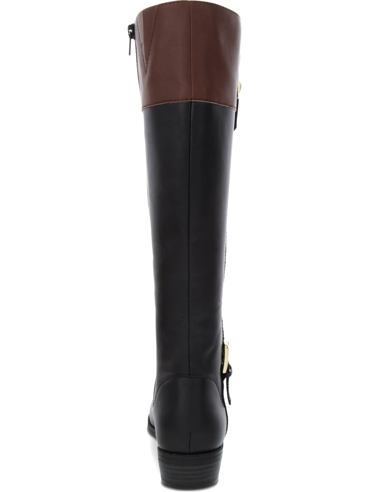 Karen Scott Women's Deliee2 Wide Calf Riding Boots Black Size 8.5M