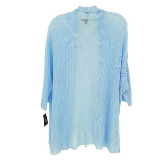 Alfani Women's Plus Layering Open Front Kimono Blue Size 3X