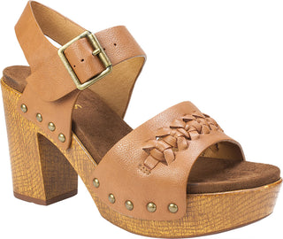 White Mountain Women's Altheda Heeled Sandal Brown Size 8.5 M