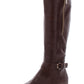 Material Girl Womens Winnnie Faux Leather Tall Riding Boots Brown Size 11 M