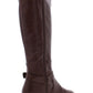 Material Girl Womens Winnnie Faux Leather Tall Riding Boots Brown Size 11 M