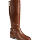 Material Girl Womens Winnnie Faux Leather Tall Riding Boots Brown Size 11 M