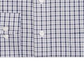 Club Room Men's Classic/Regular Fit Gingham Check Performance Dress Shirt  Gray Size 17X34-35