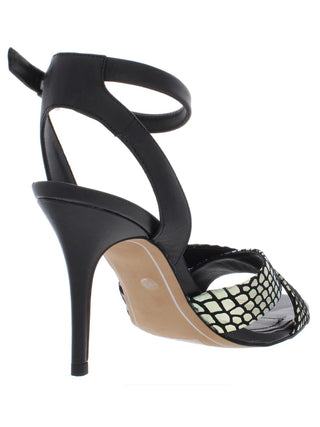 DKNY Womens Ivy Leather Open Toe Special Occasion Ankle Strap Sandals Gray Size 9.5