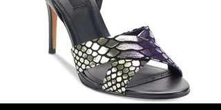 DKNY Womens Ivy Leather Open Toe Special Occasion Ankle Strap Sandals Gray Size 9.5