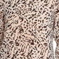Calvin Klein Women's Floral Print Crewneck Blouse Pink Size XS