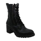 American Rag Women's Sloanie Closed Toe Ankle Combat Boots Black Size 9.5M