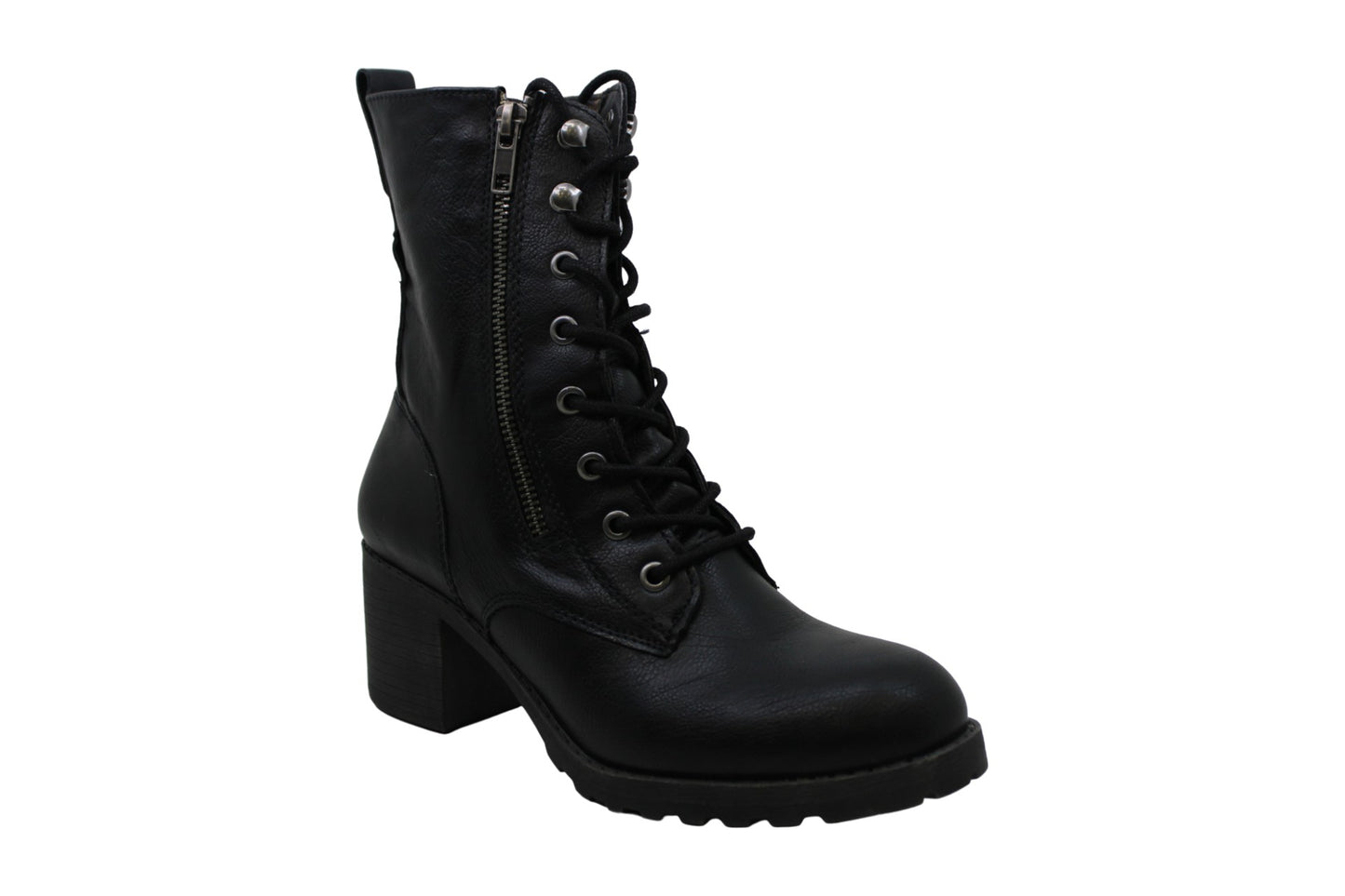 American Rag Women's Sloanie Closed Toe Ankle Combat Boots Black Size 9.5M