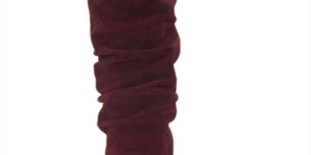 INC Womens Gerii Suede Pointed Toe Knee-High Boots Red Size 7 M