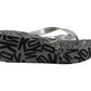 DKNY Womens Nola Wedge Sandals Thong Slip on Silver Size 9M