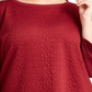 Charter Club Women's PlusTextured Top Red Size 3X