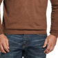 Weatherproof Vintage Men's Ribbed Trim Cashmere Sweater Brown Size Medium
