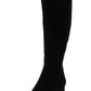 INC International Concepts Women's Block Heel Zip up Suede Dress Boots Black Size 6