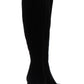 INC International Concepts Women's Block Heel Zip up Suede Dress Boots Black Size 6