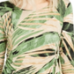Alfani Women's Printed Side Top Green Size Petite M
