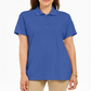 Karen Scott Women's Cotton Polo Shirt  Blue Size Small