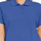 Karen Scott Women's Cotton Polo Shirt  Blue Size Small