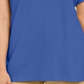 Karen Scott Women's Cotton Polo Shirt  Blue Size Small