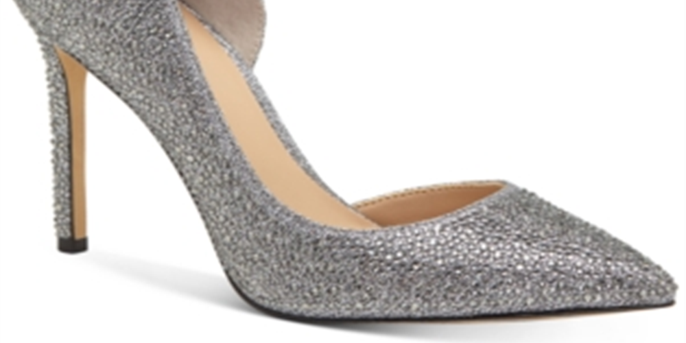 INC International Concepts Women's Kenjay D'Orsay Pumps Gray Size 7.5M