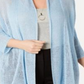 Alfani Women's Plus Layering Open Front Kimono Blue Size 2X