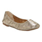 Lucky Brand Women's Ballet Flats Platinum Gold Size 7 M
