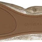 Lucky Brand Women's Ballet Flats Platinum Gold Size 7 M