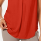 Alfani Women's Satin V-Neck Tank Top  Red Size Medium