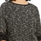 Charter Club Women's 3/4-Sleeve Bow-Trim Top  Black Size XS