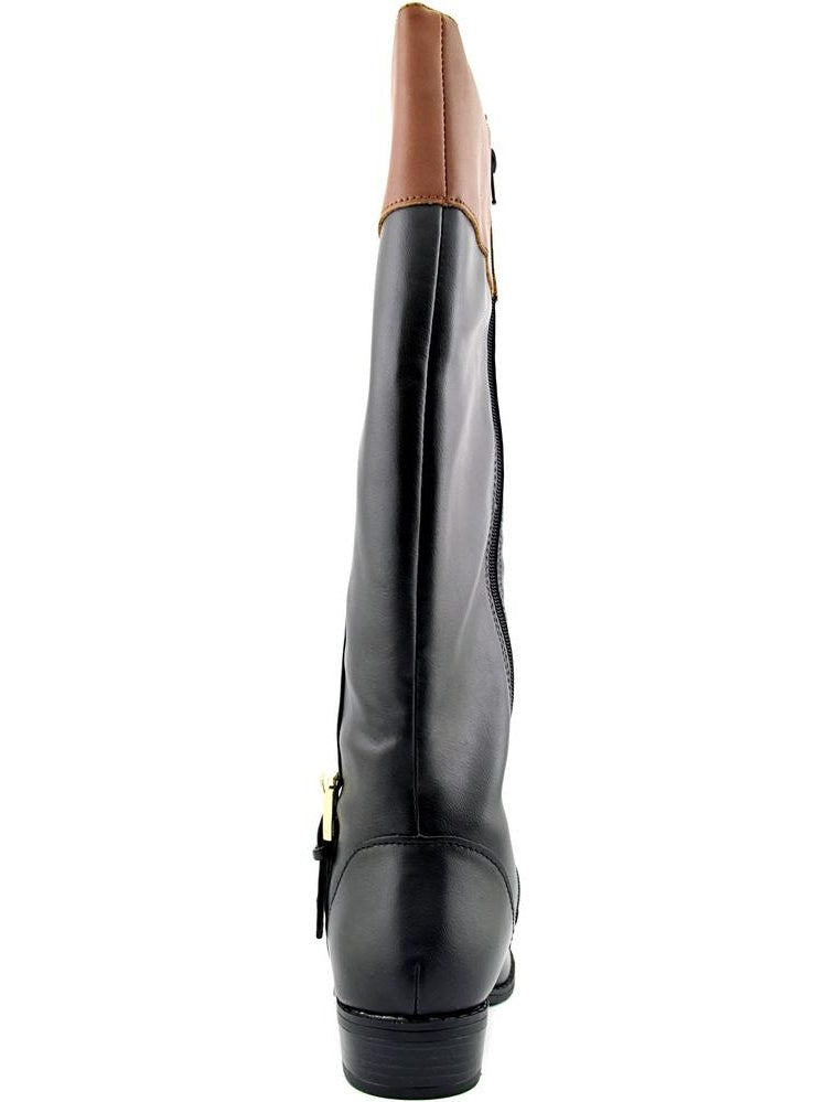 Karen Scott Deliee Wide Calf Women Round Toe Boots Black Size 7M