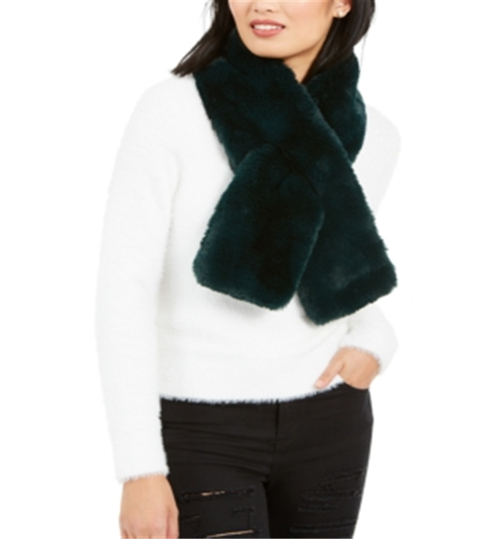 Apparis Women's Rachel Faux Fur Scarf Green Size Regular