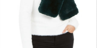 Apparis Women's Rachel Faux Fur Scarf Green Size Regular