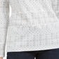 Karen Scott Fair Isle Printed Turtleneck Top  - Winter White Size XS