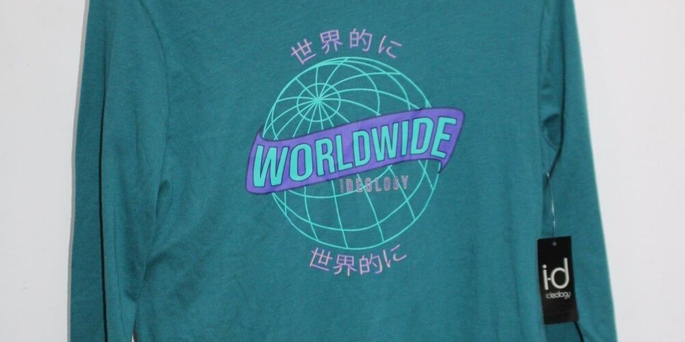 Ideology Big Boy's Graphic-Print Hooded T-Shirt Green Size X-Large