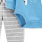 Carter's Boy's Infant Bodysuits Penguin Bodysuit & Joggers Blue Size 3MOS