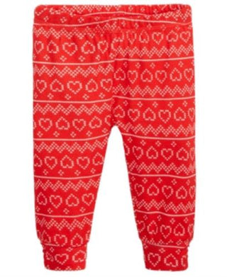 First Impressions Girl's Jogger Pants Color Red Size Regular