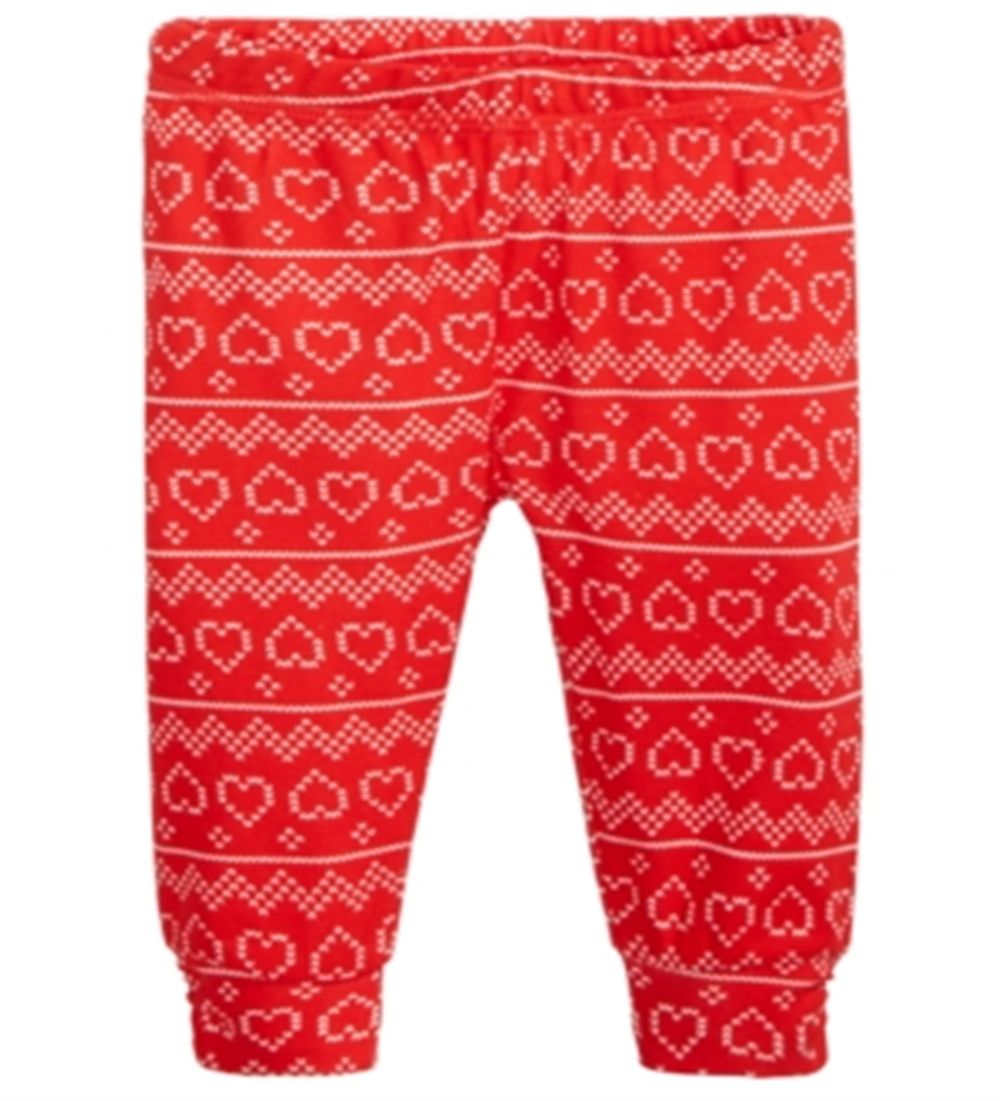 First Impressions Girl's Jogger Pants Color Red Size Regular