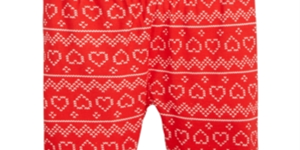 First Impressions Girl's Jogger Pants Color Red Size Regular