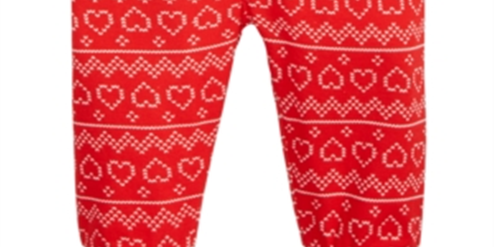 First Impressions Girl's Jogger Pants Color Red Size Regular