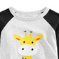First Impressions Baby Boy's Giraffe Print T-Shirt Gray Size 18MOS