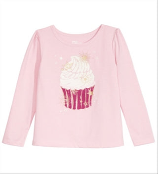 Epic Threads Toddler Girl's Cupcake T-Shirt Pink Size 2T