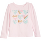 Epic Threads Little Girl's Heart Pattern T-Shirt Pink Size 6X