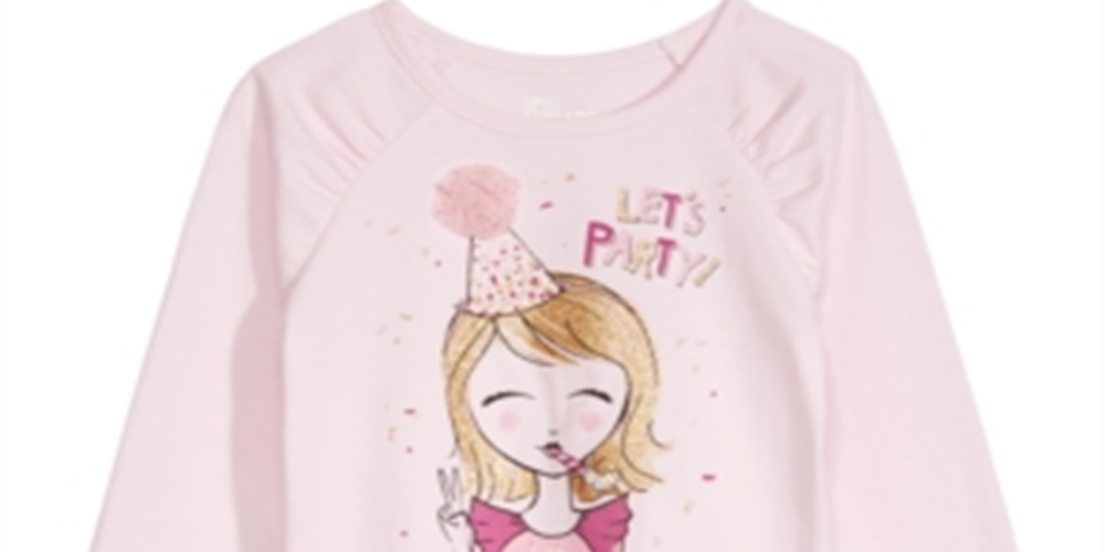 Epic Threads Toddler Girl's Let's Party T-Shirt Pink Size 4T