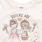 Epic Threads Toddler Girl's Sisters Are Magical T-Shirt White Size 4T